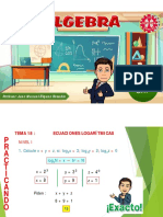 Tema 18 - Ecuaciones Logaritmicas - Pre Uni - Álgebra