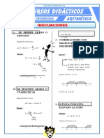 Inecuaciones para Quinto de Secundaria