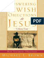 BROWN, Michael L - Contestando Objeciones Judías A Jesús. Vol.4. Objeciones Basadas en El Nuevo Testamento