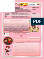 “Fortalecemos la armonía y la confianza en nuestra comunidad en el marco de la celebración del bicentenario”3° grado