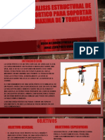 Diseño y Analisis Estructural de Una Grua Portico