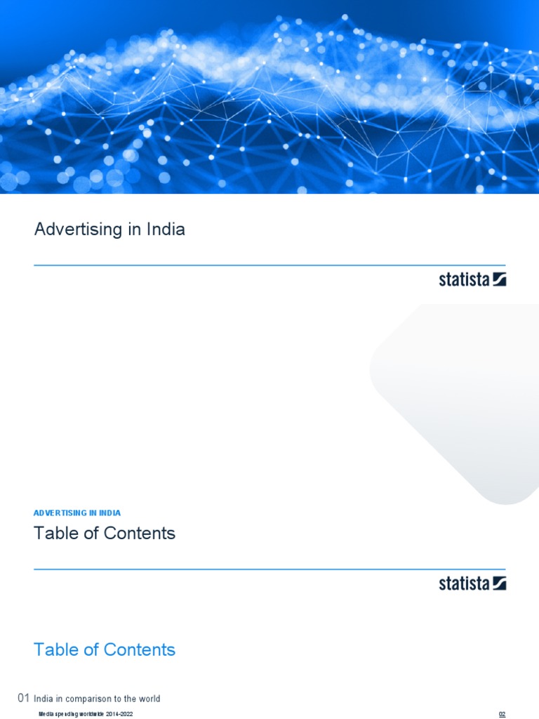 Advertising Trends and Revenue in India | PDF | Business Economics ...