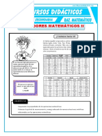 Operadores Matematicos Con Tablas para Tercero de Secundaria