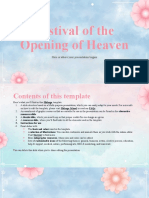 Festival of The Opening of Heaven