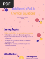 Stoichiometry Part 2:: Chemical Equations