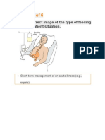 Question 1 of 6: Match The Correct Image of The Type of Feeding Tube To The Patient Situation