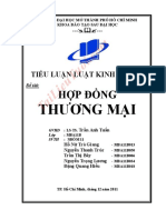 Tiểu luận - Hợp đồng thương mại