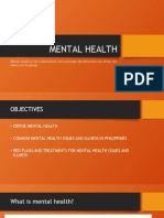 Mental Health Issues and Treatments in the Philippines