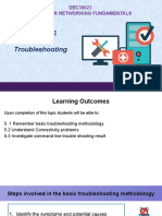 Network Troubleshooting: DEC30023 Computer Networking Fundamentals