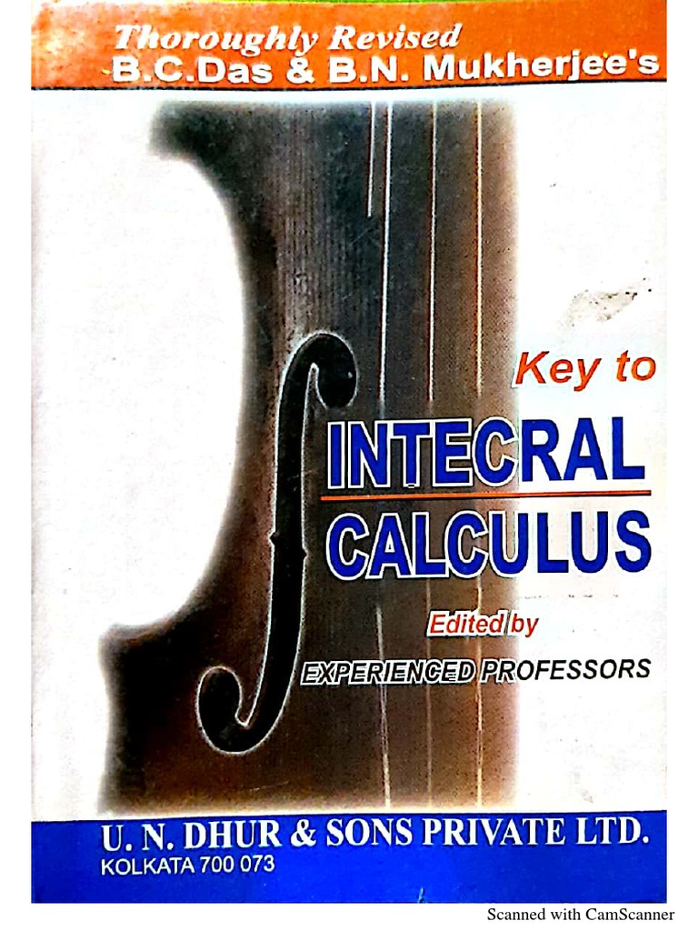 DasMukherjee Integral Calculas Solution Download Free PDF Apple