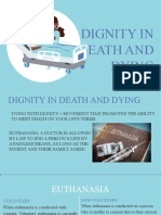 Dignity in Death and Dying: Bioethics