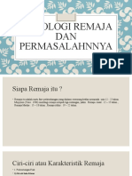 X - Psikologi Remaja Dan Permasalahnnya