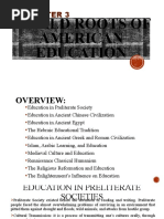 World Roots of American Eduaction