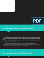 Issues Confronting The Filipino Family