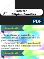 Values For Filipino Family