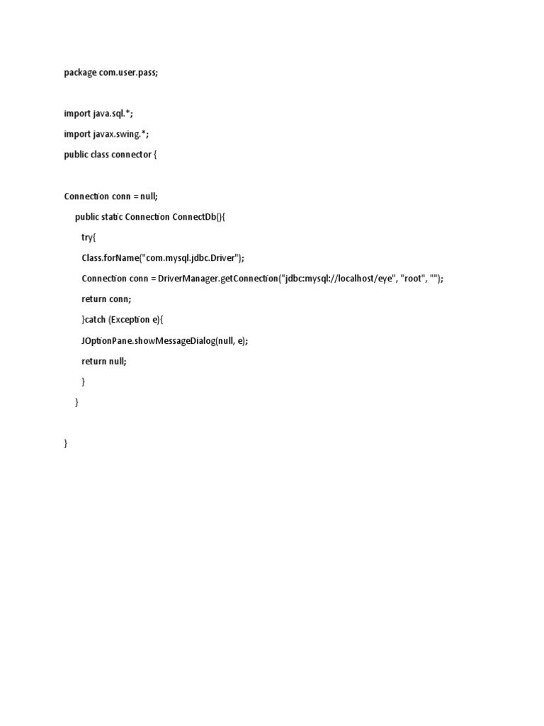 Connector | PDF