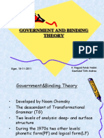 Government & Binding Theory