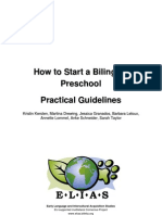 Guidelines To Bilingual Preschool Implementation e