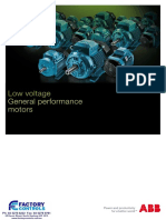 Low Voltage: General Performance Motors