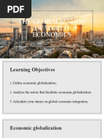 The Globalization of World Economics