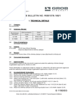 Service Bulletin No. Rsb1078-180/1: I. Technical Details