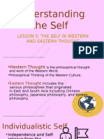 Understanding The Self: Lesson 5: The Self in Western and Eastern Thought