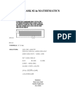 mini task in quadratic equation