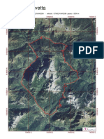 Il Giro Del Civetta - Cartina