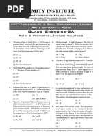 Class-3 - Ratio & Proportion& Data Interpreation