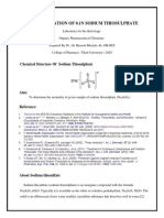 Standardisation of 0.1n Sodium Thiosulphate