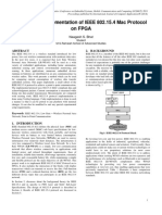 Design and Implementation of IEEE 802.15.4 Mac Protocol On Fpga