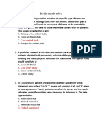 A. Retrospective Cohort Study B. Cross-Sectional Study C. D. Prospective Cohort Study