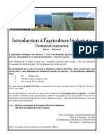 Agriculture Biologique - Introduction a L'Agriculture Biologique