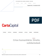 Crise humanitária_ Direito, moralidade e solidariedade - CartaCapital
