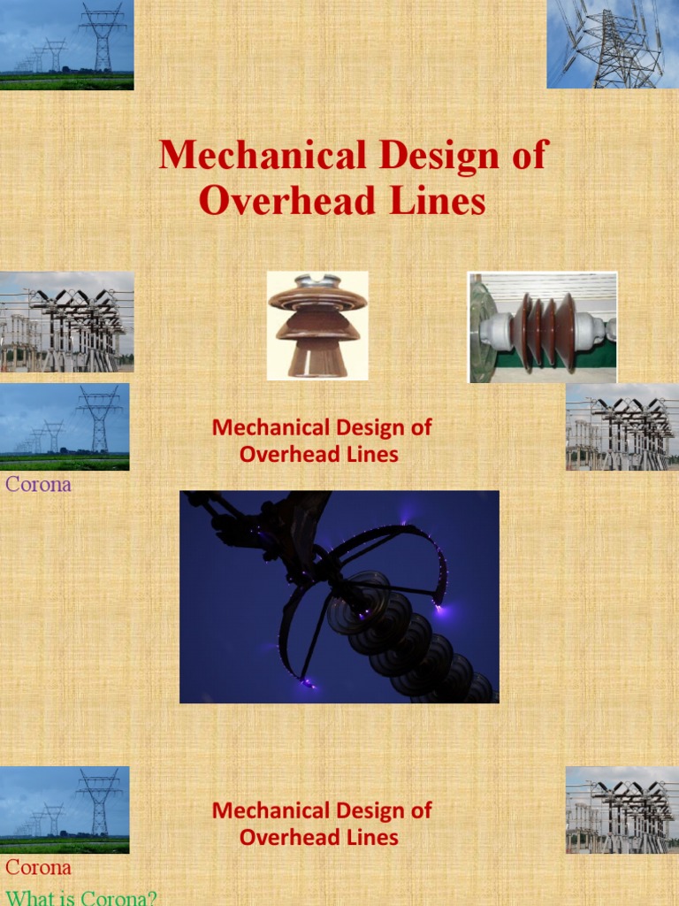 Mechanical Design of Overhead Lines | PDF | Electrical Breakdown ...