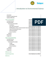 Introduction to Environmental Science Module 1