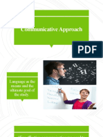 Communicative Approach For Approval