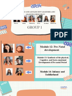 The Child and Adolescent Learners and Learning Principles.: Group 1