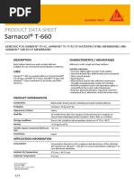 Sarnacol® T-660: Product Data Sheet