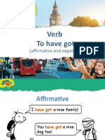 Verb Have Got (Affirmative and Negative)