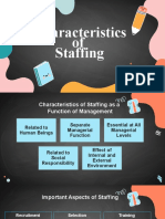 Characteristics of Staffing