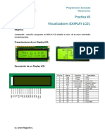 Practica #3 Visualizadores (DISPLAY LCD) .: Objetivo