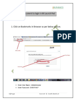 Document To Login in BI Launch Pad