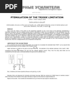 PT - Emulation of The Triode Limitation