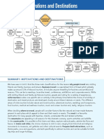 Motivations and Destinations