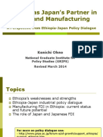 Ethiopia As Japan's Partner in Trade and Manufacturing