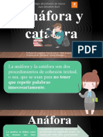 Anáfora y Catáfora - 3ero Medio - Lengua y Literatura