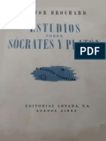 Victor Brochard, Estudios Sobre Sócrates y Platón