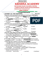 Namma Kalvi 12th English Revision Exam 2020 Questions With Answers 217856