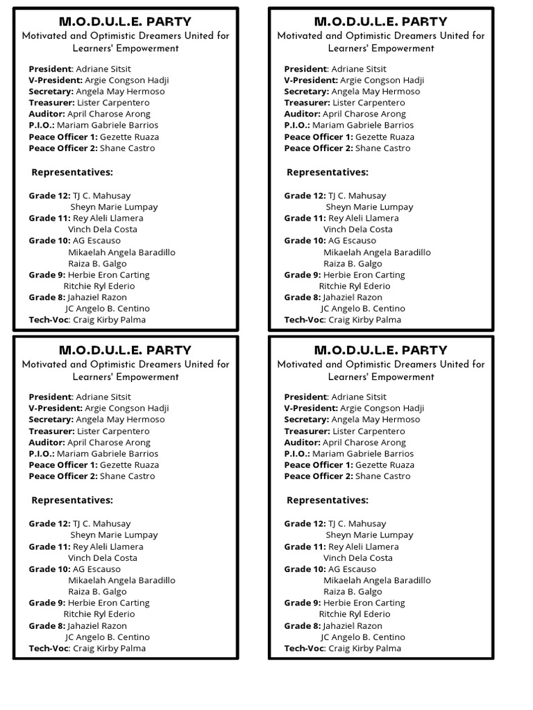 Flyers Module Party | PDF | Sports & Recreation